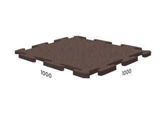 Резиновая плитка 1000х1000х15 мм, Rubblex Active Puzzle